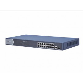 Коммутатор Hikvision DS-3E0518P-E, 17xLAN 1Gbps, 1xSFP, PoE