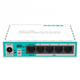 Маршрутизатор Mikrotik Hex Lite RB750r2, 4xLAN 100Mbit, 1xWAN