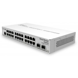 Коммутатор Mikrotik Cloud Router Switch CRS326-24G-2S+IN, 24xLAN 1Gbps, 2xSFP+