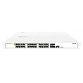 Коммутатор Mikrotik Cloud Router Switch CRS328-24P-4S+RM, 24xLAN 1Gbps, 4xSFP+