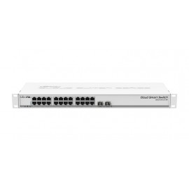 Коммутатор MikroTik Cloud Smart Switch CSS326-24G-2S+RM, 24xLAN 1Gbps, 2xSFP+