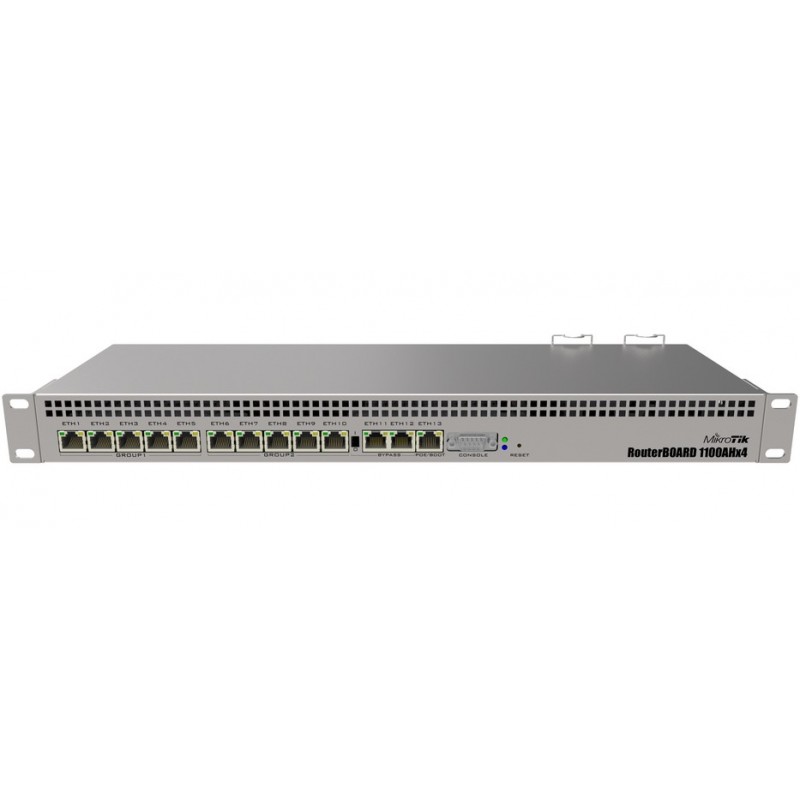 Маршрутизатор Mikrotik RB1100AHx4, 13xLAN 1Gbps
