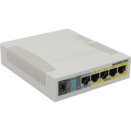 Коммутатор Mikrotik RouterBOARD RB260GSP CSS106-1G-4P-1S, 5xLAN 1Gbps, SFP, PoE