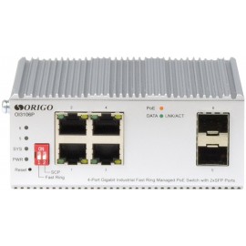 Коммутатор ORIGO OI3106P/60W/A1A, 4xLAN 1Gbps, 2xSFP, PoE