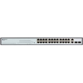 Коммутатор ORIGO OS1326P/280W/A1A, 24xLAN 100Mbps, 2xCombo (1Gbps/SFP), PoE+