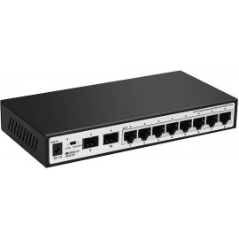 Коммутатор ORIGO OS2210F/A1A, 8xLAN 1Gbps, 2xSFP 1Gbps, PoE