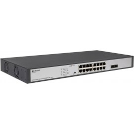 Коммутатор ORIGO OS2218FP/200W/A1A, 16xLAN 1Gbps, 2xSFP 1Gbps, PoE+