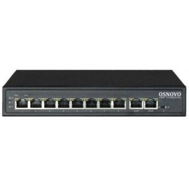 Коммутатор Osnovo SW-21000(120W), 10xLAN 100Mbps, PoE
