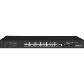 Коммутатор Osnovo SW-72402/L2, 24xLAN 1Gbps, 2xSFP