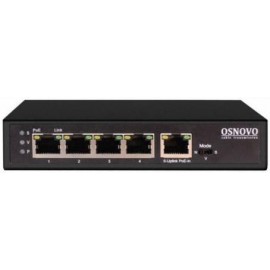 Коммутатор Osnovo SW-8050/D, 4xLAN 1Gbps, 1xUplink, PoE