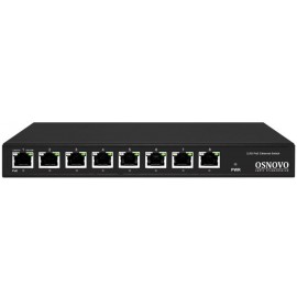 Коммутатор Osnovo SW-8D-1, 8xLAN 2.5Gbps, PoE