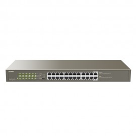 Коммутатор Tenda TEG1124P-24-250W, 24xLAN 1Gbps, PoE+