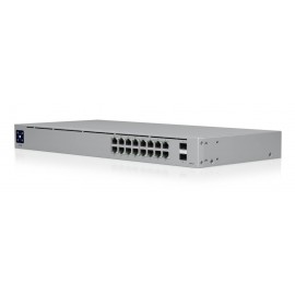 Коммутатор Ubiquiti UniFi Switch 16 PoE USW-16-POE, 16xLAN 1Gbps, 2xSFP, PoE
