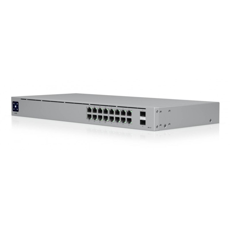 Коммутатор Ubiquiti UniFi Switch 16 PoE USW-16-POE, 16xLAN 1Gbps, 2xSFP, PoE