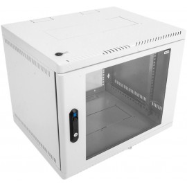 Шкаф коммутационный ЦМО (ШРН-12.650) настенный 12U 600x650мм пер.дв.стекл несъемн.бок.пан. 100кг серый 605мм 23.8кг 180град. 632мм ШРН-12.650