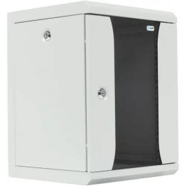 Шкаф коммутационный ЦМО (ШРН-8.255-10) настенный 8U 320x305мм пер.дв.стекл серый 255мм 8.1кг 180град. 420мм ШРН-8.255-10