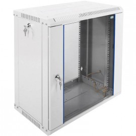 Шкаф коммутационный ЦМО ШРН-ЭКОНОМ (ШРН-Э-12.350) настенный 12U 600x350мм пер.дв.стекл 85кг серый 300мм 15.84кг 180град. 608мм IP20 металл ШРН-Э-12.350