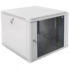 Шкаф коммутационный ЦМО ШРН-ЭКОНОМ (ШРН-Э-9.650) настенный 9U 600x650мм пер.дв.стекл 65кг серый 600мм 20.7кг 180град. 480мм ШРН-Э-9.650