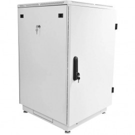 Шкаф коммутационный ЦМО (ШТК-М-22.6.8-3ААА) напольный 22U 600x800мм пер.дв.металл задн.дв.стал.лист 2 бок.пан. 330кг серый ШТК-М-22.6.8-3ААА