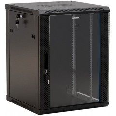Шкаф серверный Hyperline TWB-0645-GP-RAL9004 6U 600x450мм