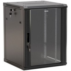 Шкаф серверный Hyperline TWB-1266-GP-RAL9004 12U 600x600мм