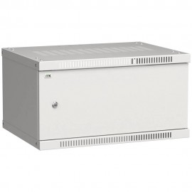 Шкаф коммутационный ITK Linea WE (LWE3-06U64-MF) настенный 6U 600x450мм пер.дв.металл 50кг серый 400мм 200град. 320мм IP20 сталь LWE3-06U64-MF