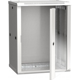 Шкаф коммутационный ITK Linea W (LWR3-12U64-GF) настенный 12U 600x450мм пер.дв.стекл 90кг серый 350мм 29кг 200град. 635мм IP20 IK08 сталь LWR3-12U64-GF