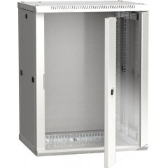 Шкаф коммутационный ITK Linea W (LWR3-15U64-GF) настенный 15U 600x450мм пер.дв.стекл 90кг серый 350мм 29кг 200град. 770мм IP20 IK08 сталь LWR3-15U64-GF
