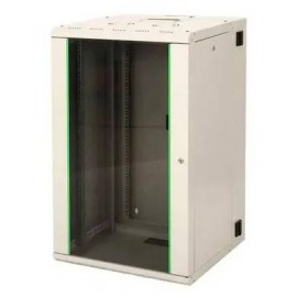 Шкаф коммутационный Lande Proline (LN-PR20U6045-BL-111) настенный 20U 600x450мм пер.дв.стекл задн.дв.стал.лист направл.под закл.гайки 100кг черный 340мм 35кг 996мм IP20 сталь LN-PR20U6045-BL-111