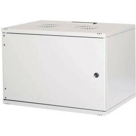 Шкаф коммутационный Lande NetBox Soho (LN-SH09U5460-LG-F0-2) настенный 9U 540x600мм пер.дв.металл задн.дв.стал.лист несъемн.бок.пан. направл.под закл.гайки 80кг серый 12.7кг 460мм IP20 сталь LN-SH09U5460-LG-F0-2