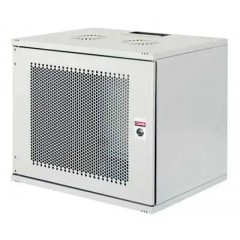 Шкаф коммутационный Lande NetBox Soho (LN-SH12U5460-LG-F0-3) настенный 12U 540x600мм пер.дв.перфор. задн.дв.стал.лист несъемн.бок.пан. направл.под закл.гайки 80кг серый 15.2кг 595мм IP20 сталь LN-SH12U5460-LG-F0-3