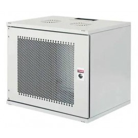 Шкаф коммутационный Lande NetBox Soho (LN-SH12U5460-LG-F0-3) настенный 12U 540x600мм пер.дв.перфор. задн.дв.стал.лист несъемн.бок.пан. направл.под закл.гайки 80кг серый 15.2кг 595мм IP20 сталь LN-SH12U5460-LG-F0-3