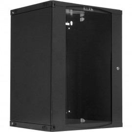 Шкаф коммутационный Lanmaster Next (TWT-CBWNG-12U-6X4-BK) настенный 12U 550x450мм пер.дв.стекл 60кг черный 18.5кг 658мм TWT-CBWNG-12U-6X4-BK