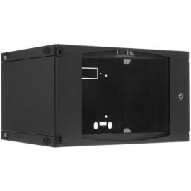 Шкаф коммутационный Lanmaster Next (TWT-CBWNG-6U-6X4-BK) настенный 6U 550x450мм пер.дв.стекл 60кг черный 13кг 329мм TWT-CBWNG-6U-6X4-BK