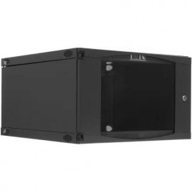 Шкаф коммутационный Lanmaster (TWT-CBWNG-6U-6X6-BK) настенный 6U 550x600мм пер.дв.стекл 60кг черный 15.5кг 329мм TWT-CBWNG-6U-6X6-BK