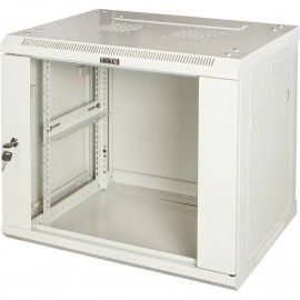 Шкаф коммутационный Lanmaster PRO (TWT-CBWPG-12U-6X4-GY) настенный 12U 600x450мм пер.дв.стекл 60кг серый 350мм 635мм IP20 металл TWT-CBWPG-12U-6X4-GY