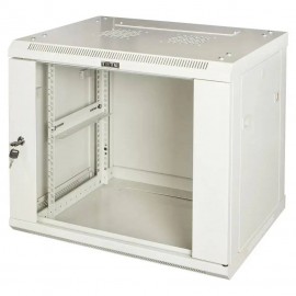 Шкаф коммутационный Lanmaster (TWT-CBWPG-9U-6X4-GY) настенный 9U 600x400мм пер.дв.стекл 60кг серый TWT-CBWPG-9U-6X4-GY