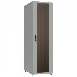 Шкаф коммутационный NT Practic.3 24-66.GF12.SD2.BF11 G (435080) напольный 24U 600x600мм пер.дв.стекл задн.дв.двуст. 2 бок.пан. направл.под закл.гайки 1300кг серый 510мм 56кг IP20 сталь 435080