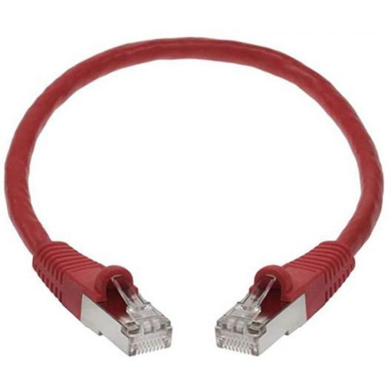 Патч-корд 0.5м, SSTP cat.6a, ACD ACD-LPS6AZ-5DC, красный