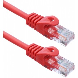 Патч-корд 0.5м, UTP cat.5e, ACD ACD-LPU5E-5DR, красный
