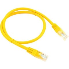 Патч-корд 0.25м, UTP cat.5e, Gembird/Cablexpert PP10-0.25M/Y, желтый