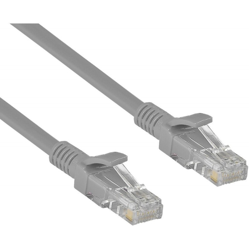 Патч-корд 3м, UTP cat.6, ExeGate UTP-RJ45-RJ45-C6-3M-GY EX272312RUS, серый