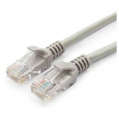 Патч-корд 10м, UTP cat.5e, Gembird/Cablexpert PP10-10M, серый
