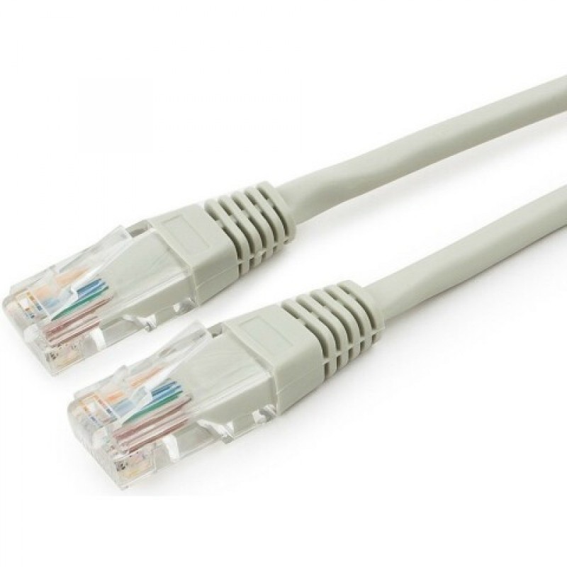 Патч-корд 0.25м, UTP cat.5e, Gembird/Cablexpert PP12-0.25M, серый