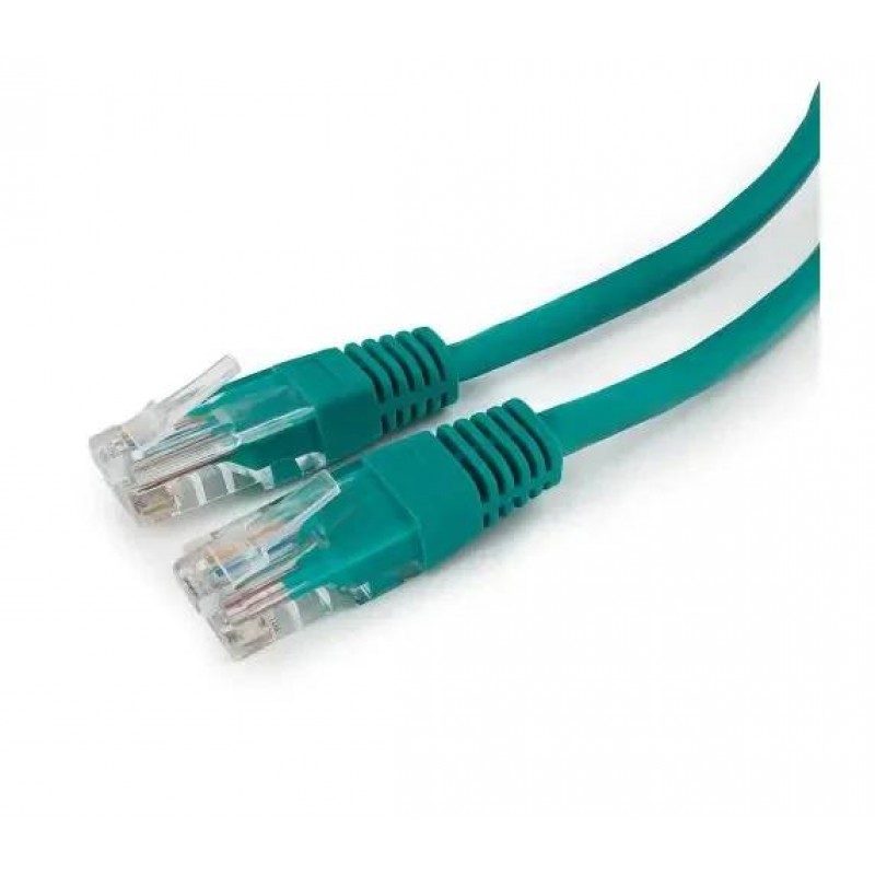 Патч-корд 0.5м, UTP cat.5e, Gembird/Cablexpert PP12-0.5M/G, зеленый