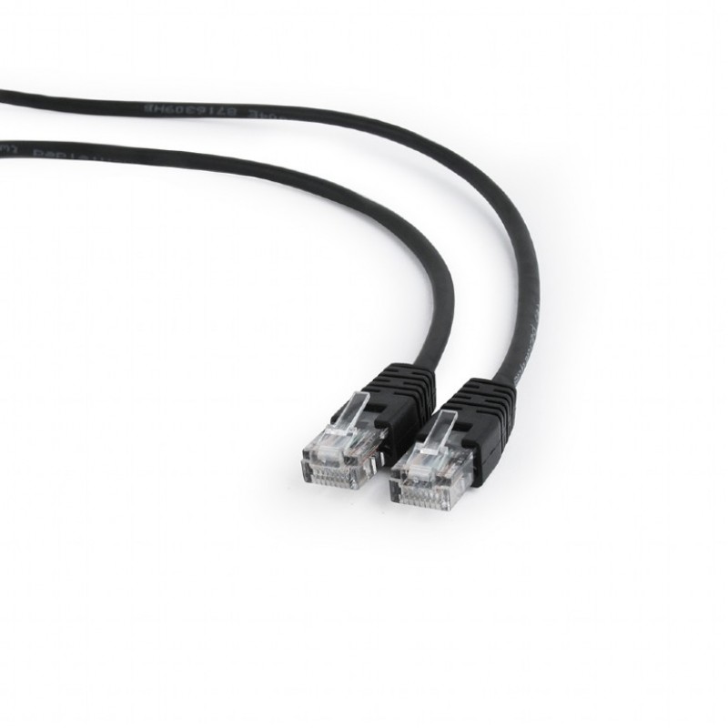 Патч-корд 15м, UTP cat.5e, Gembird/Cablexpert PP12-15M/BK, черный