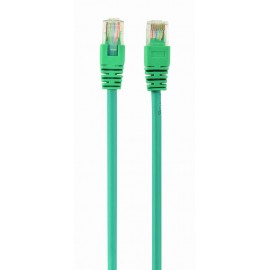 Патч-корд 1м, UTP cat.5e, Gembird/Cablexpert PP12-1M/G, зеленый