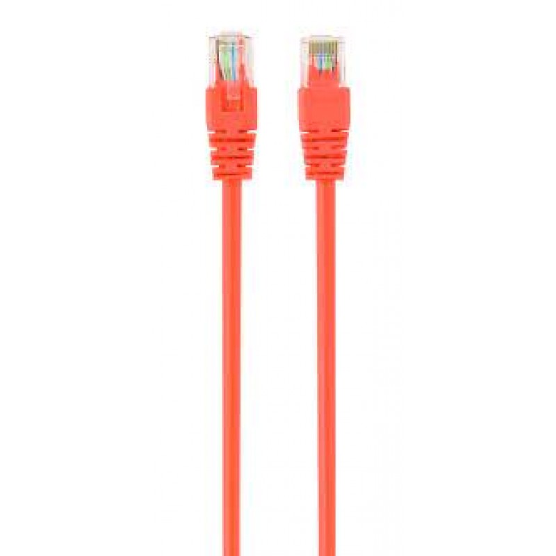 Патч-корд 1м, UTP cat.5e, Gembird/Cablexpert PP12-1M/O, оранжевый