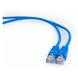 Патч-корд 3м, UTP cat.5e, Gembird/Cablexpert PP12-3M/B, синий