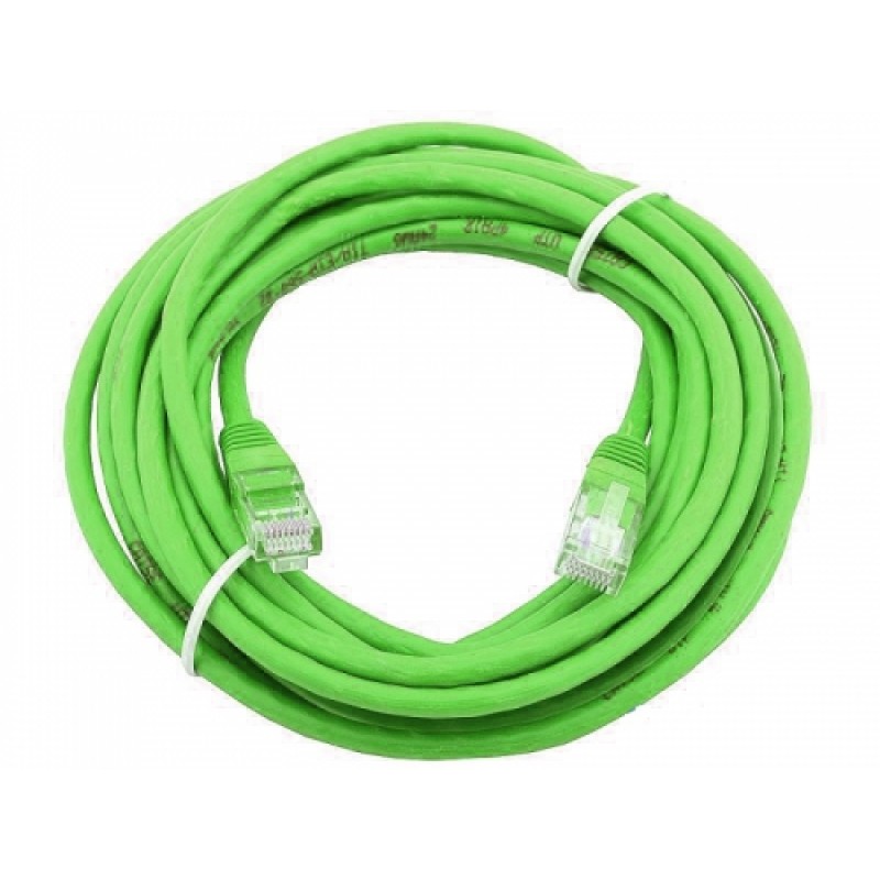 Патч-корд 3м, UTP cat.5e, Gembird/Cablexpert PP12-3M/G, зеленый